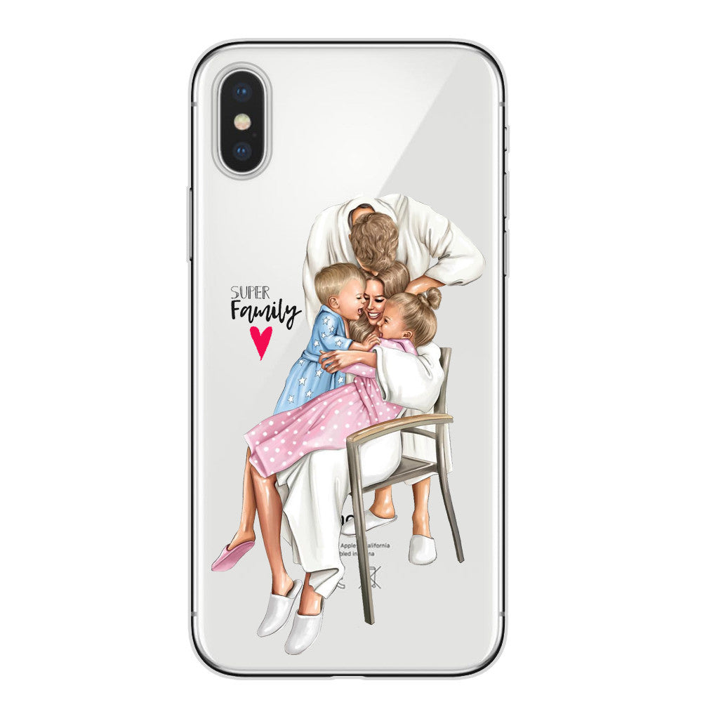 Wholesale Fashion Girl Trendy Mom Family TPU Phone Cases